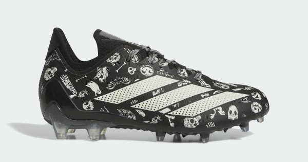 Adizero Electric Cleats BLK/WHT 28.0　J adidas Men's Adizero Electric.1 Football Cleats – League