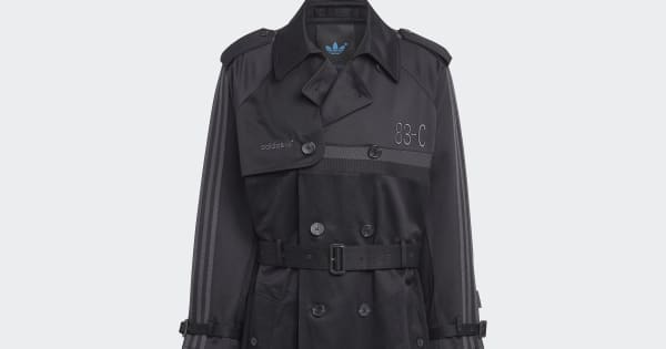 adidas 83-C Trench Coat - Black | adidas Australia