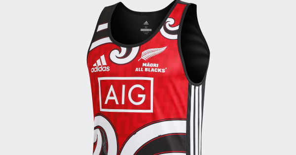 adidas All Blacks Maori Singlet - Black | adidas New Zealand