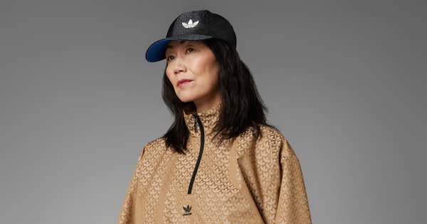 adidas Women's Lifestyle Adicolor 70s Half-Zip Monogram