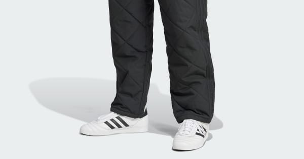 アディダス プレミアム エッセンシャルズ キルトパンツ - ブラック