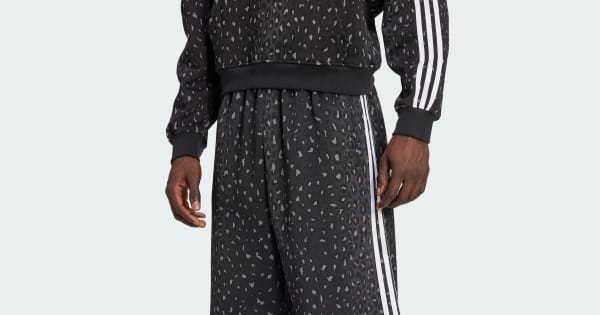 adidas Szorty Leo Oversized - Czerń | adidas Poland
