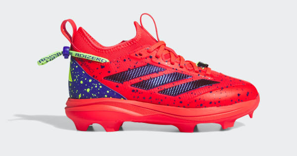 adidas Adizero Impact TPU Kids BSB 2.0 Shades Shoes - Red | Free