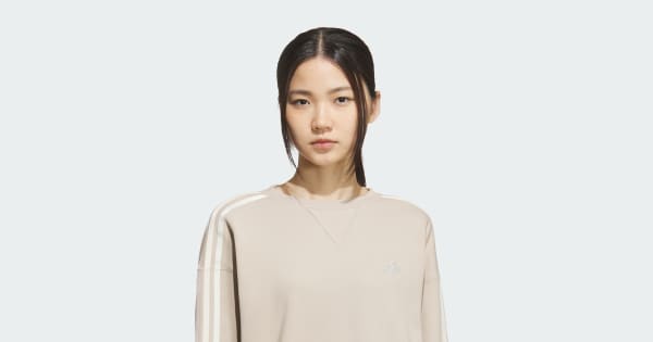 アディダス エッセンシャルズ プラス スリーストライプス フレンチ