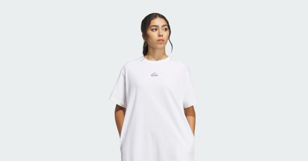 アディダス ワーディング ルーズフィット シングルジャージー Tシャツ