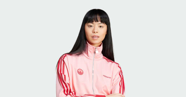adidas Firebird Badge Track Top - Pink | adidas UK