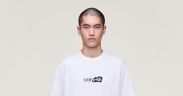 adidas Y-3 GFX SHORT SLEEVE TEE - White | Free Shipping with adiClub