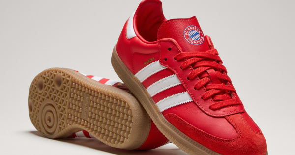 adidas Samba FC Bayern Sneakers - Red | Free Shipping with
