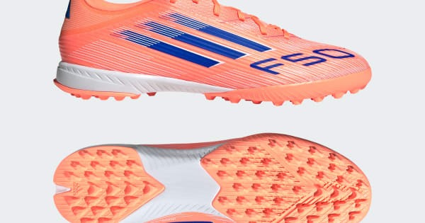 ゆゆゆ adidas F50 サッカーシューズ オレンジ SG アディダス F50 League TF / ターフ用（トレーニングシューズ）/ F50