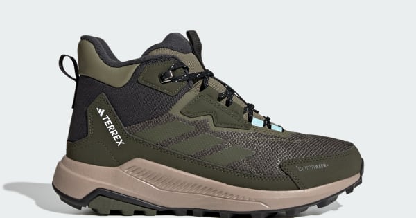 adidas Terrex Anylander CLIMAWARM+ Hiking Shoes - Green | Free