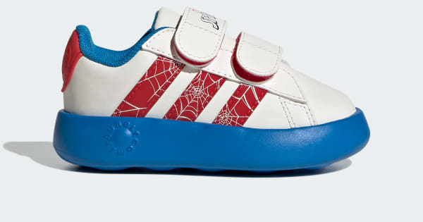 adidas x Marvel Spider-Man Grand Court Shoes Kids - White | Free