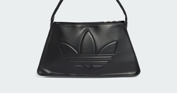 アディダス アウトライン トレフォイル ショルダーバッグ - ブラック