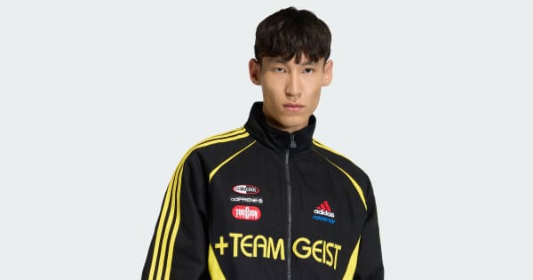 adidas TEAMGEIST MOTO JACKET - Black | Free Shipping with adiClub