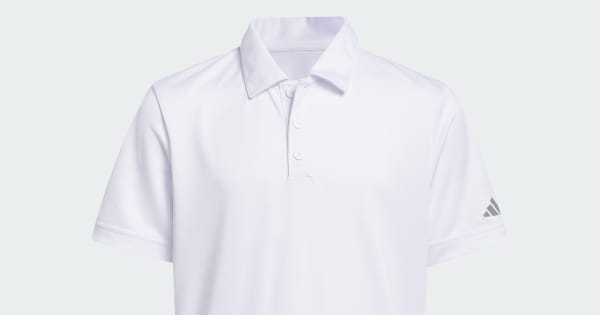 adidas WAFFLE SHORT SLEEVE POLO XXL ホワイト adidas Waffle Knit Polo Polo shirt - White | R-GOL.com