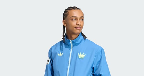 adidas Charlotte FC 2025 Originals Archive Anthem Jacket - Blue