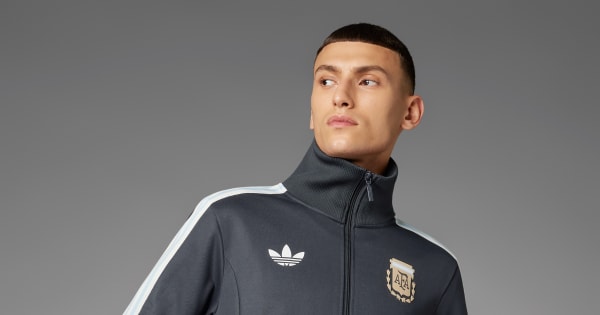 アディダス アルゼンチン ベッケンバウアー トラックトップ - ブラック