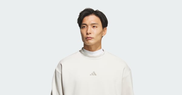 アディダス 【ゴルフ】スウェットシャツ 長袖 - ベージュ