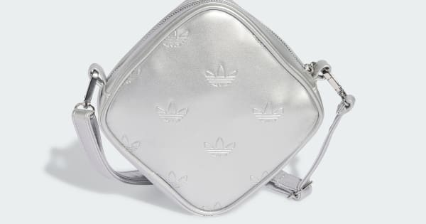 シルバーダイアモンド　⭐︎美品⭐︎ silver diamond アディダス アディカラー ダイヤモンドシェイプ バッグ - シルバー