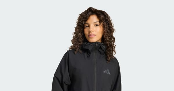 adidas Terrex Multi 2 Layer CLIMAPROOF Rain Parka Jacket - Black