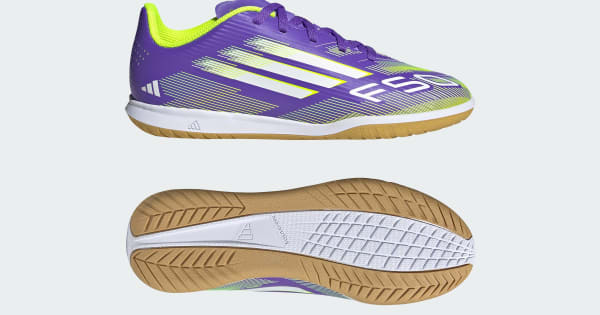 Chuteira F50 Club Futsal Infantil - Roxo adidas | adidas Brasil