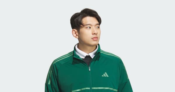 アディダス 【ゴルフ】WIND.RDY スリーストライプス フルジップ