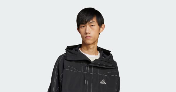 アディダス カットライン ジャケット - ブラック | アディダス ジャパン