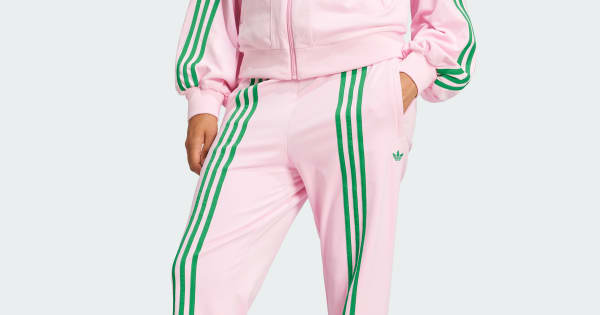 adidas 70s Velour Track Pants - Pink | adidas Türkiye