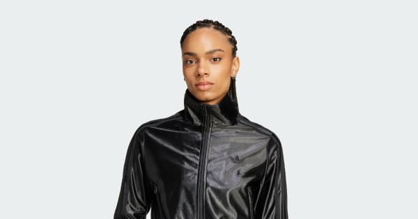 アディダス ファイヤーバード フィッティド トラックトップ - ブラック