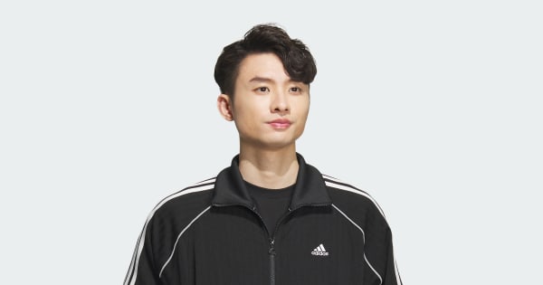 アディダス Byd3s ルーズフィット ジャカードニット トラックトップ