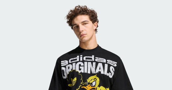adidas Originals Duck Graphic Tee - Black | adidas Singapore