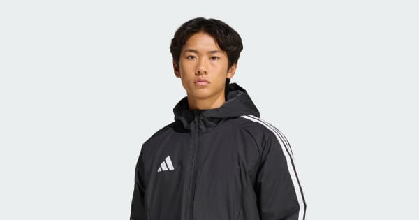 adidas Tiro 26 Stadium Parka - Black | Free Shipping with adiClub