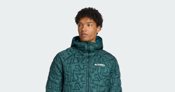 FINAL！クリーニング済adidasTERREX仕様800フィルダウンＬ adidas（アディダス）エッセンシャルズ スリーストライプス ライト