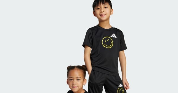 adidas X Smileyworld Training Set Kids - Black | Free Shipping