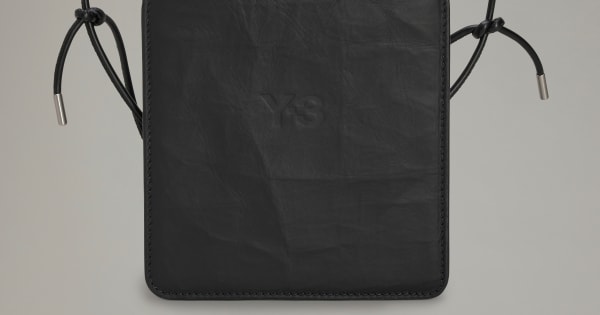 アディダス Y-3 LEATHER CROSSBODY BAG - ブラック | アディダス ジャパン