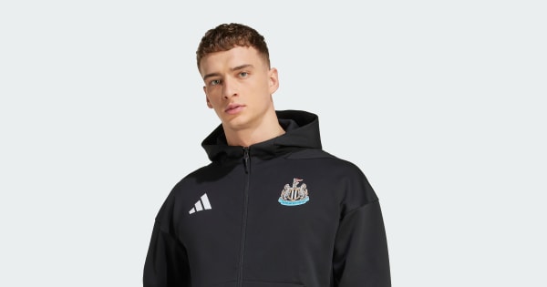 adidas Newcastle United FC ADIDAS Z.N.E. Anthem Jacket - Black