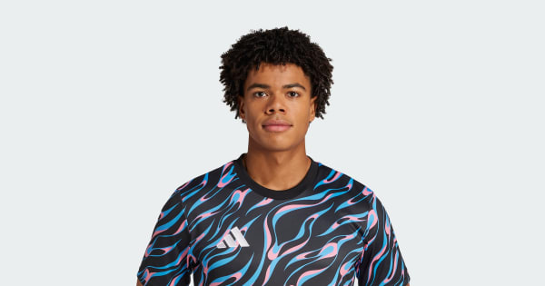 アディダス 半袖 トレーニング ジャージー - ブラック | アディダス