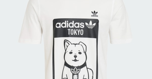 アディダス ESSENTIAL TEE GRAPHIC TOKYO - ホワイト | アディダス