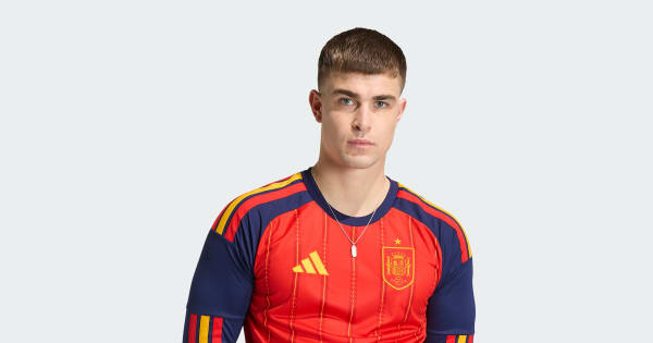 アディダス スペイン代表 26 ホーム レプリカ 長袖ユニフォーム