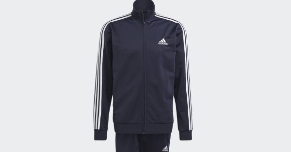 アディダス エッセンシャルズ スリーストライプス トラックスーツ