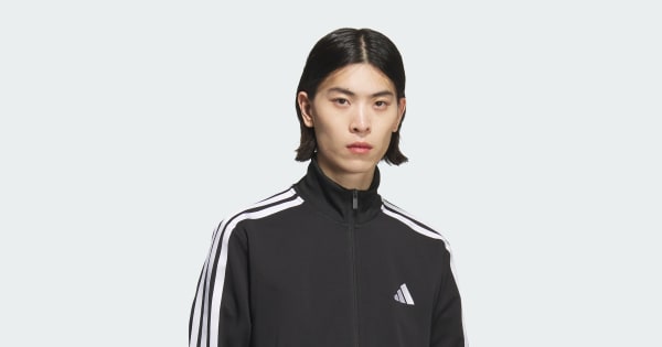アディダス　ブラック ジャケット 3本ライン　シアー　チュール　ブルゾン　新品 3本ライン ファッション adidas 黒ジャケット