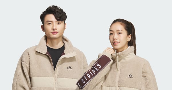 アディダス ワーディングパック ルーズフィット ボアジャケット