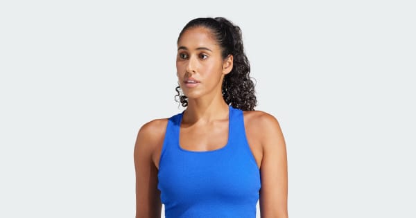 adidas Yoga Studio Tank Top - Blue | adidas India