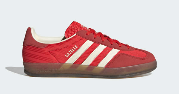 【adidas】GAZELLE INDOOR 23.5 赤 Gazelle_Indoor_Shoes_Red_JS141
