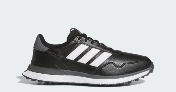 adidas S2G 26 LEATHER SPIKELESS GOLF SHOES - Black | Free Shipping