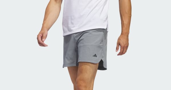 adidas Axis Woven Training Shorts - Grey | Free Shipping with adiClub