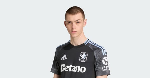 【超希少 美品】macron xアストンヴィラ アウェイユニフォーム M-L アディダス アストン・ヴィラ FC 25/26 アウェイユニフォーム