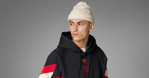 adidas Manchester United Originals Hoodie Black adidas New Zealand