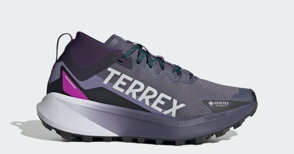 adidas Terrex Agravic GTX Trail Running Shoes Purple Free Shipping with  adiClub adidas US - Main Image