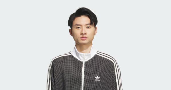 アディダス ニット トラックトップ（ジャージ） - ブラック