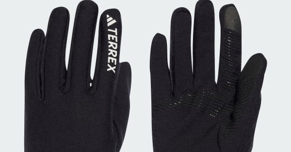 adidas Terrex Merino Wool Gloves - Black | Free Shipping with